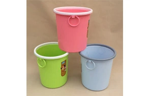 round trash can plastic shell