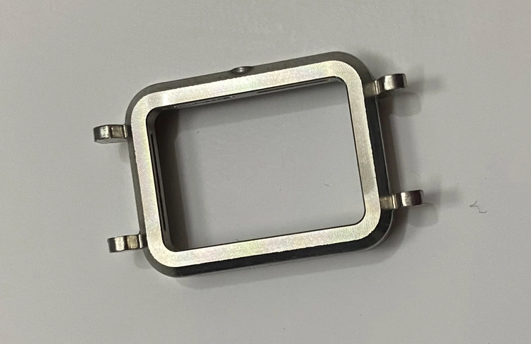 Rectangular Stainless Steel Watch Case