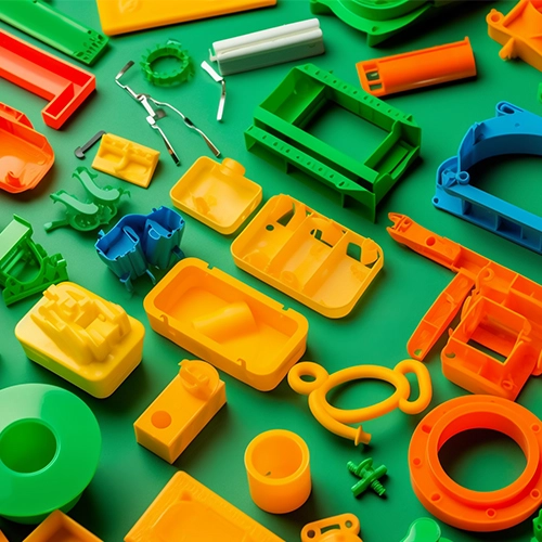 Injection Molded Polymer Material Plastic Parts